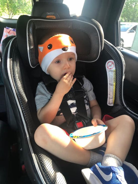 A child wearing CozyPhones