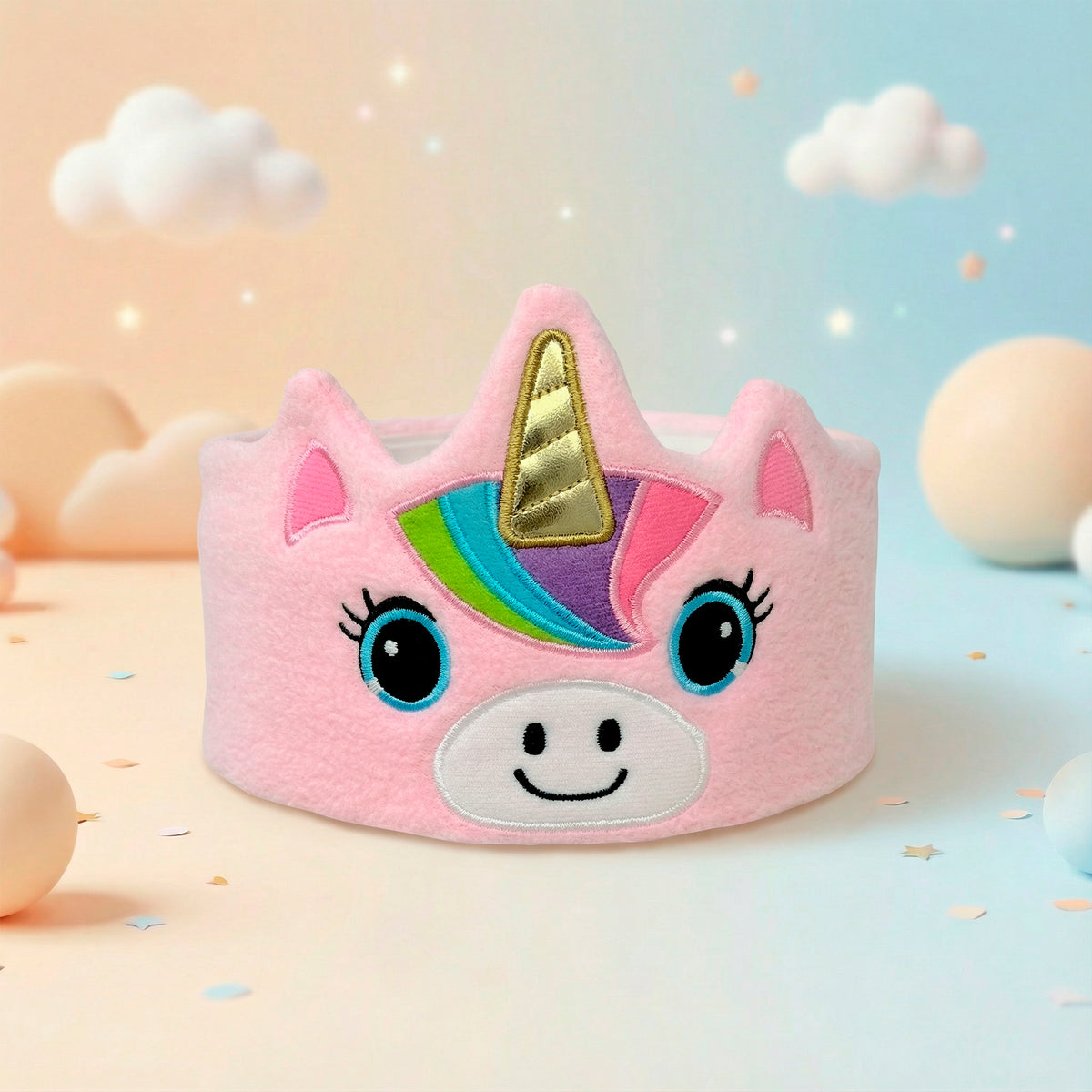 Pink Unicorn CozyPhones kids headband headphones